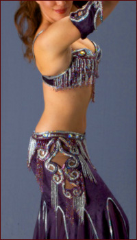 gold bella costume belly dance